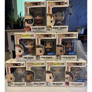 Lot of 9 The Office Funko Pops New in Box